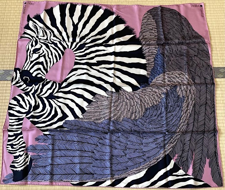 Zebra pegasus - Hermès Scarf Details | Scarf Sage