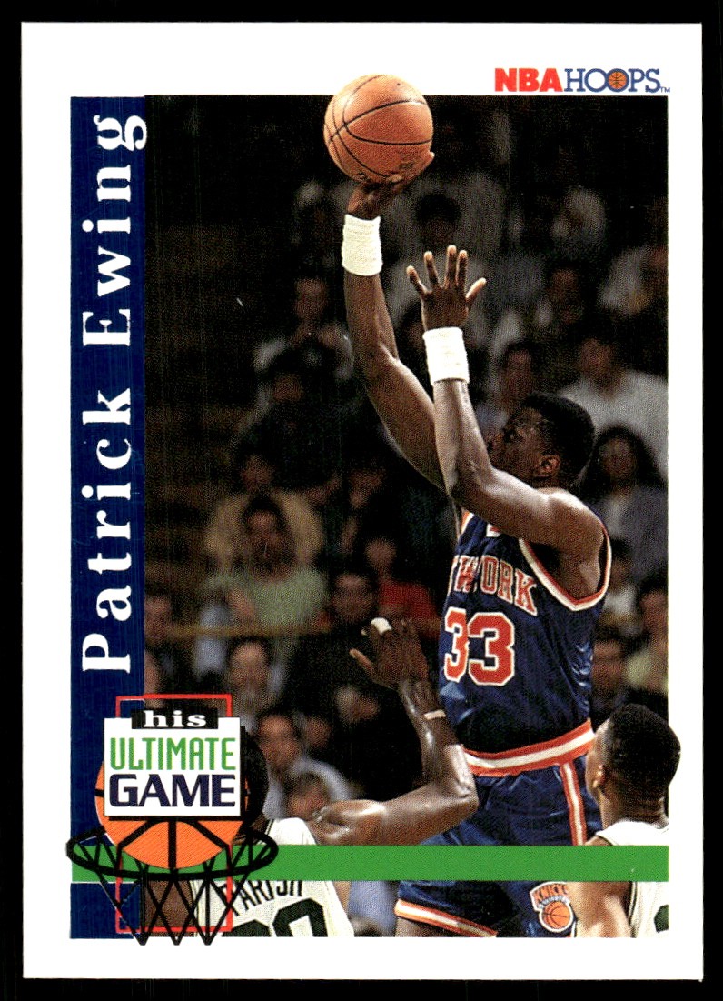 Patrick Ewing 1992-93 Hoops #NNO Knicks NBA READ FREE SHIPPING AutographDen