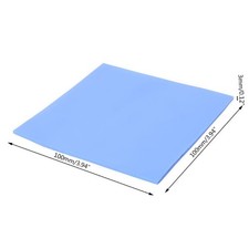 100mm x 100mm x 3mm CPU Chip Heatsink Cooling Thermal Conductive Silicone Pad