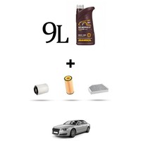 Hoffcar Set Service 4 Filter Und 9L ÖL FüR Audi A8 (4H) 4.0 Sb 382Kw Von 2012