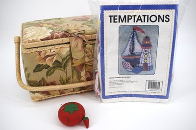 Vintage Temptations Summer Memories Lighthouse Needlepoint Kit Sealed Nautical