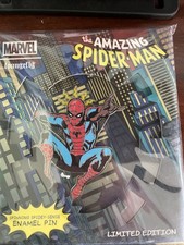 Disney Marvel Loungefly Spiderman Pin Slider Moving LE 500 Jumbo Pin