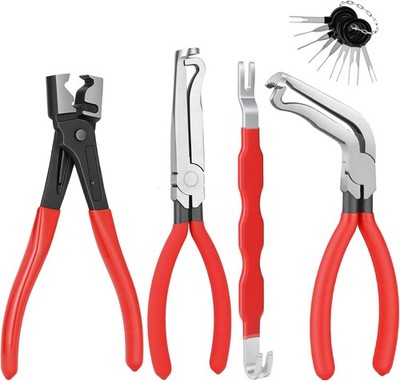 4 Pcs Repair Tool Auto Electrical Disconnect Pliers Connector Separator Wiring