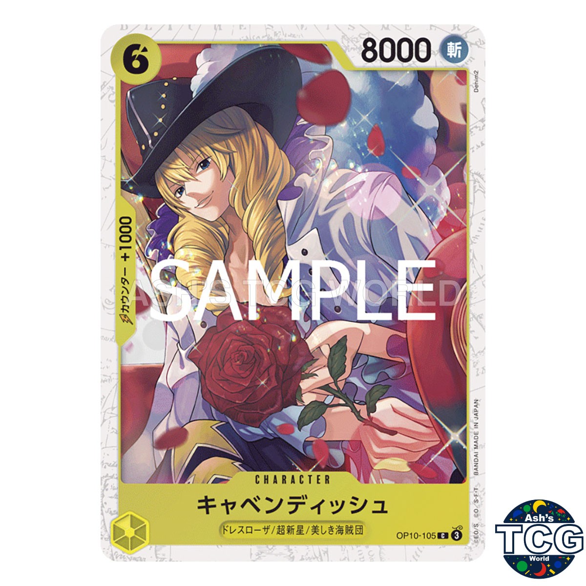 Cavendish C OP10-105 Foil THE BEST vol 2 PRB-02 One Piece Card Game Japanese