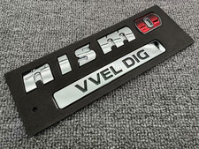 Jdm Silver Chrome Nismo Vvel Dig Nameplate Rear Trunk Badge Emblem
