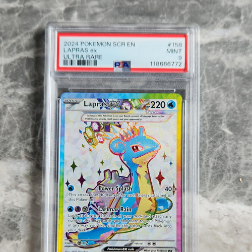Lapras ex graded PSA 9 for sale on eBay