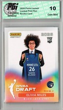 Olivia Miles 2026 Panini Instant DN-2 WNBA Dr...
