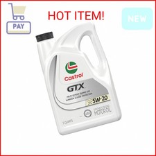 Castrol GTX 5W-20 Synthetic Blend Motor Oil, 5 Quarts 25.26 per gallon