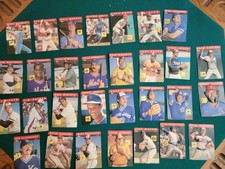 Topps 1985 MLB 3-D Baseball Stars Card Lot, Schmidt Rose Henderson 30 Cards