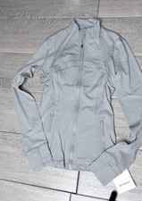 Lululemon Light Grey Nulu Jackets - Size 4
