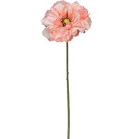 Kunstblume Mohn, 3Er Set, Farbe Apricot, HöHe Ca. 73 Cm