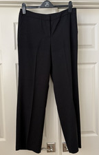 Women s Black w/ White Dots Lined Dress pants with pockets Size 10