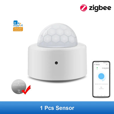 Zigbee 3.0 Human Motion Sensor PIR Infrared Detector Smart Home Security Alarm E