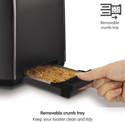 Morphy Richards 222058 Stainless Steel Black 2 Slice Toaster - Picture 5 of 5