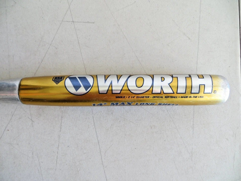 Worth EST 14" Max Long Shell XGOLD Adult Softball Bat 34" 27oz - Image 2 of 4