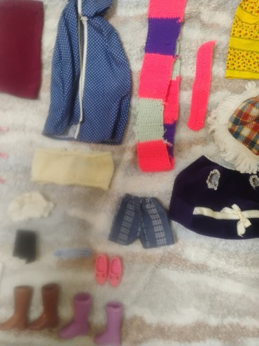 Vintage 1969 Ideal Toy Corp.Crissys cugino velluto con accessori e baule moda - Foto 7 di 22