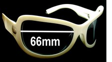 SFx Replacement Sunglass Lenses fits Spy Optic Bianca - 66mm Wide