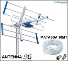 Kit Antenna Tv Mini Digitale Terrestre Esterna Direttiva UHF DVB T2 Yagi LTE 5G