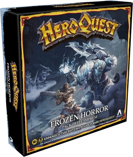 Hasbro F5815 Avalon Hill Heroquest Pack delle Imprese Frozen Horror Gioco Dungeo - Foto 2 di 6