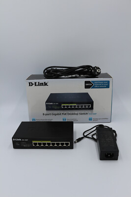 D-LINK DGS-1008P - Switch 8 Gigabit Ports davon 4 PoE - 10/100/1000 Mbps