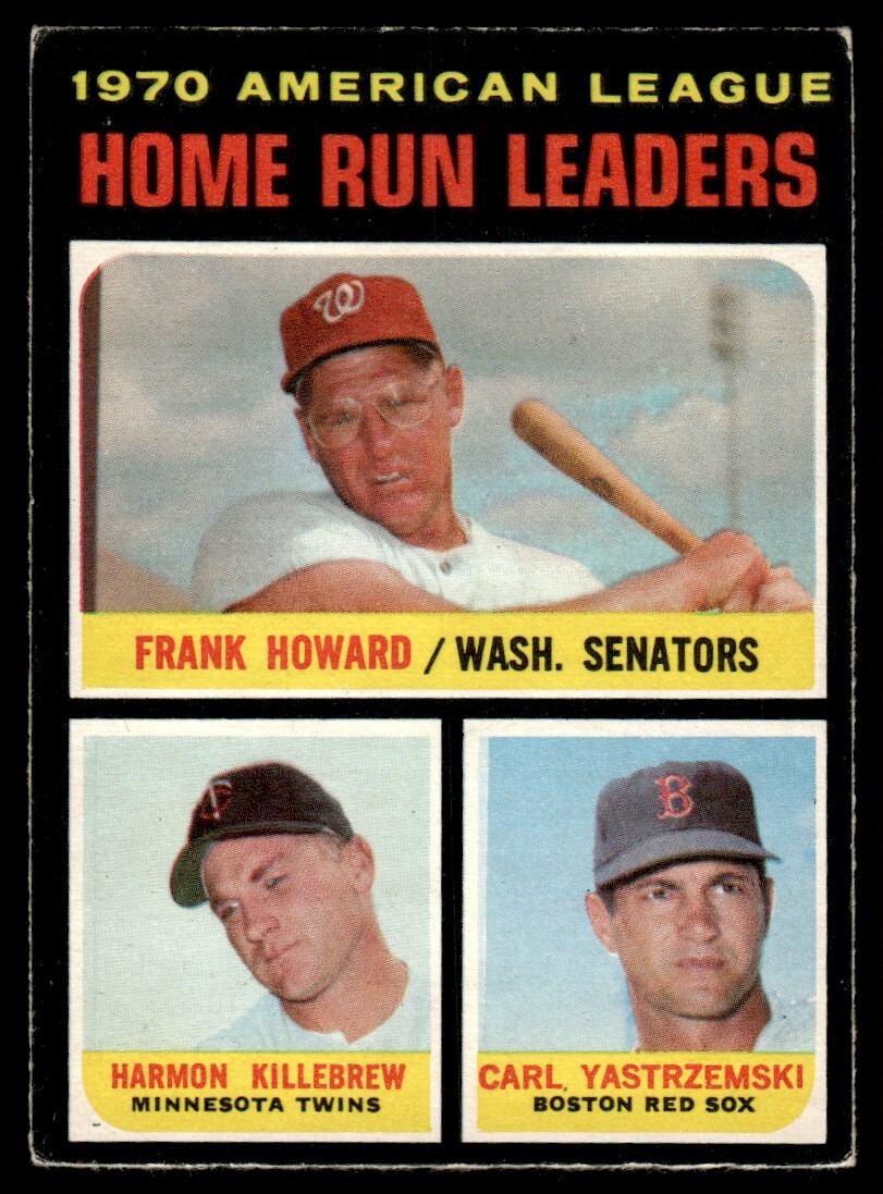 1971 O-Pee-Chee Frank Howard/ Killebrew/Carl Yastrzemski #65 R113