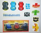 CARS WITH WINGS COMPLETE SET OF 3 WITH PAPERS KINDER JOY SURPRISE EGG TOYS 2019