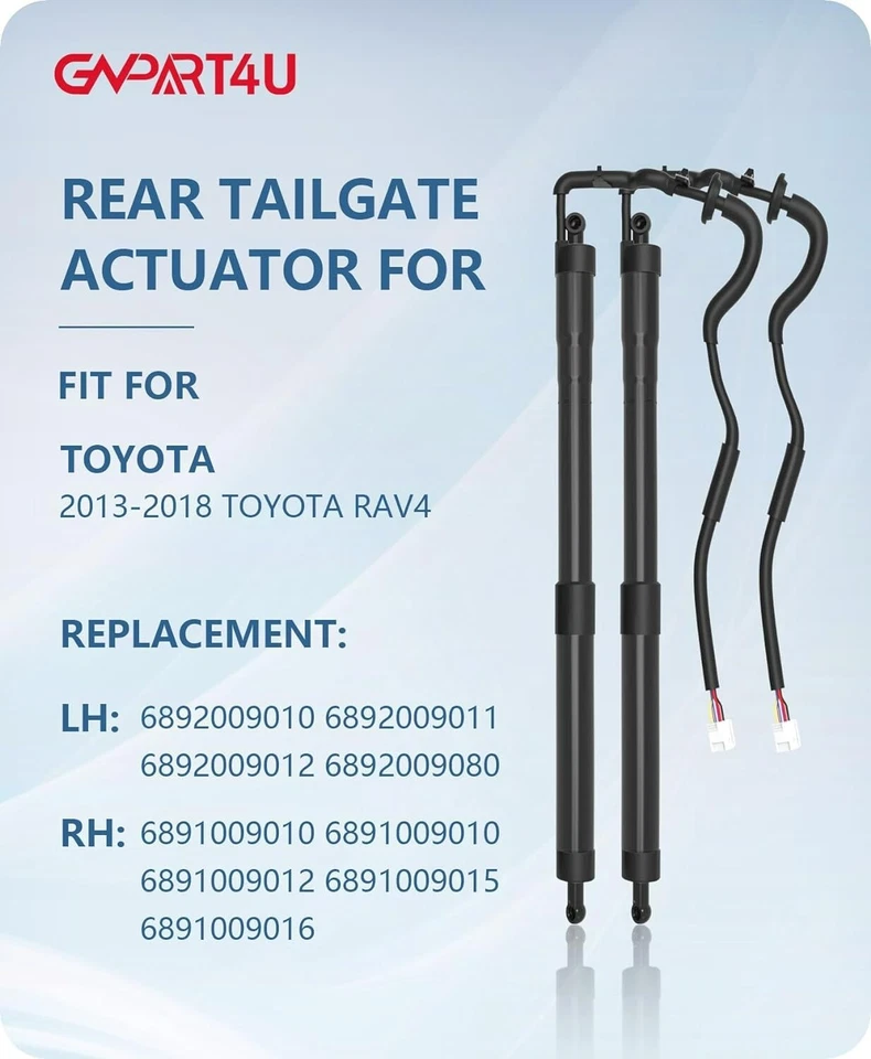 2pcs Electric Rear Hatch Lift Struts Liftgate Actuator for 2013-2018 Toyota RAV4 - Image 2 of 4