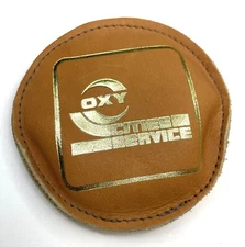Vintage OXY Cities Services Citgo Petroleum Oil Gas Leather Bean Bag Paperweight