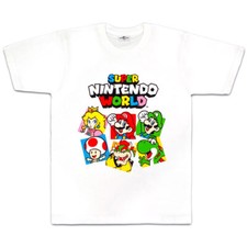 Super Nintendo World TM T-shirt Family Size L Universaal Studio Japan New