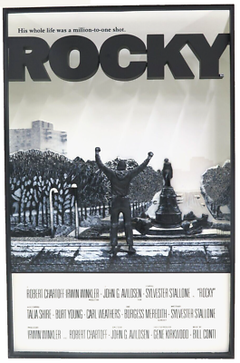 RARE 2007 McFarland's Pop Culture ROCKY 3-D Movie Poster | eBay