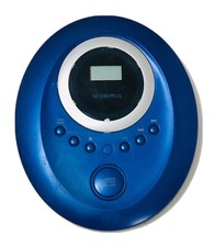 Audiovox DM8220B Portable CD Player Cobalt Blue Tested