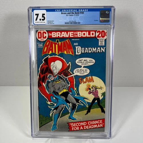 Batman, The Brave and the Bold #104 December 1972 DC Comics Book (CGC Grade 7.5)