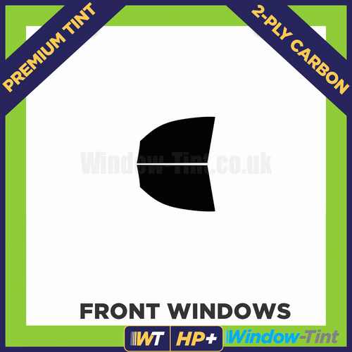 For Chrysler PT Cruiser 5-door MPV 2000+ Carbon Pre Cut Window Tint Front HP+ - Picture 2 of 10