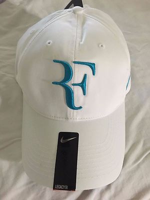 roger federer white hat