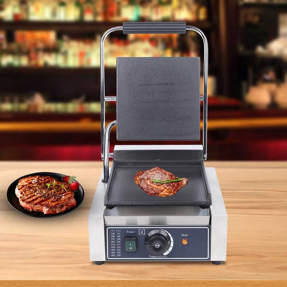 1800W Electric Panini Press Grill Sandwich Maker 225*235mm Griddle Plate 50-300℃
Opens in a new wind