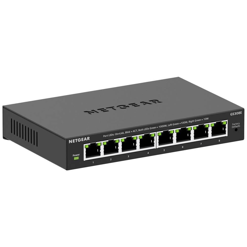 NETGEAR GS308E Switch ethernet 8 Porte 16 GBit/s