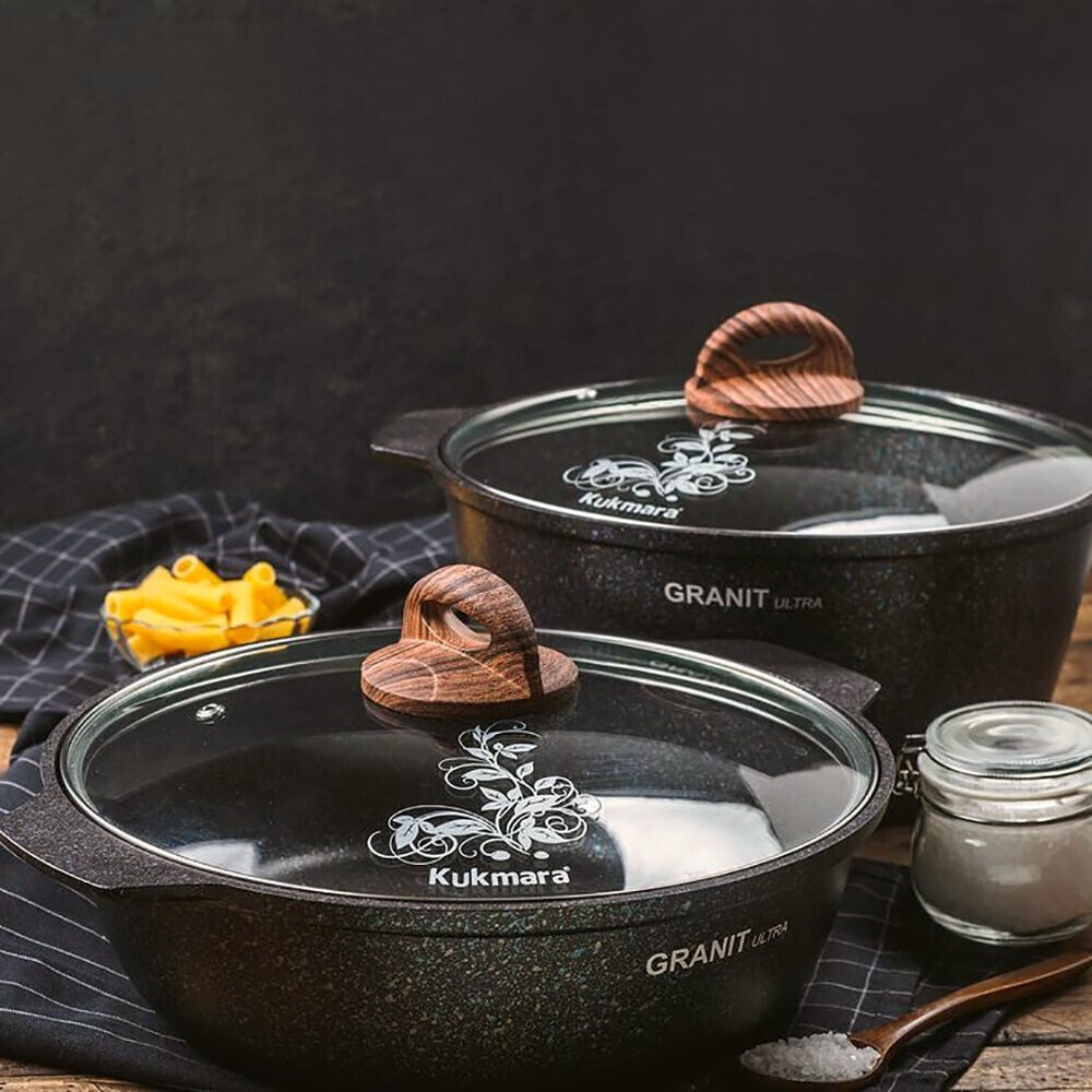 8.5 Qt Kukmara Granit Non-Stick Aluminum Stockpot Cooking 8.5 Qt Kukmara Granit Non-Stick Aluminum Stockpot Cooking