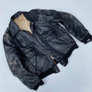 1950s style leather jacket