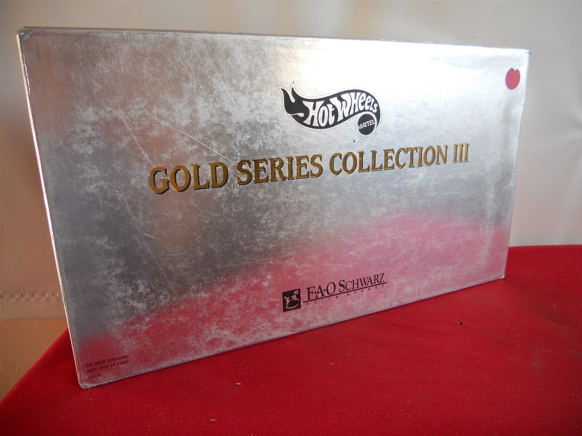 Mattel Hot Wheels 1996 FAO Schwarz Gold Series Collection III | eBay