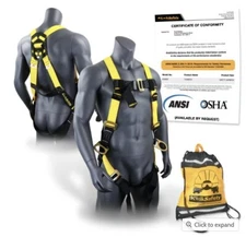 KwikSafety THUNDER Full Body Safety Harness  Model #KS6602T