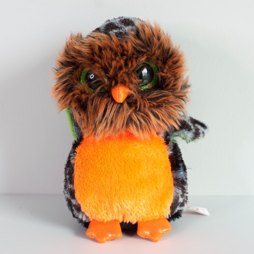 Ty Beanie Boos Midnight Owl 2015 Halloween Plush 6" No Tag - Picture 2 of 8