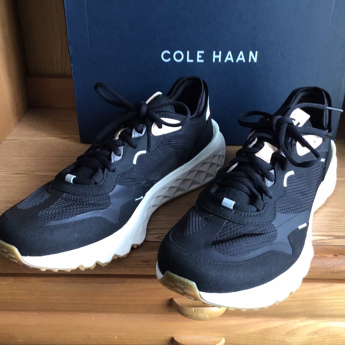 Cole Haan 5 ZeroGrand Runner Shoe Men Black Size 13 EU 46