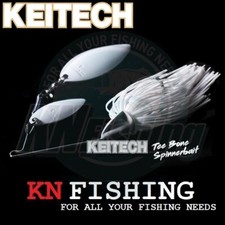 KEITECH TEE BONE DW Spinnerbait Bass Fishing Lures 3/8oz 10.5gr