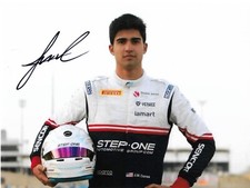Juan Manuel Correa F1 Development test driver Alfa Romeo Signed Photo autograph
