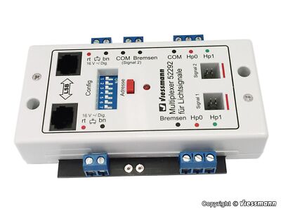 Viessmann 52292 Double Multiplexer For 2 Light Signals With Multiplex Technology