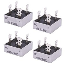 Kbpc5010 Bridge Rectifier 1000V 50A Full Bridge Ac To Dc Component Pack Of 4