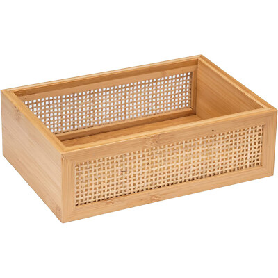Wenko Badablage Allegre L Aus Bambus und Rattan