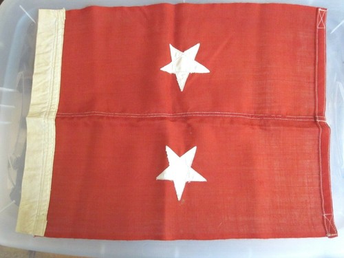 Id'd 2 Star ARMY MAJOR GENERAL Flag to USMC Maj. Gen. Fred. S. Robillard - Picture 3 of 7