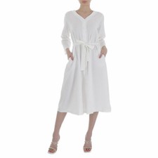 Ladies Belted Buttons Dress 8321 Ital Design