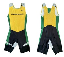Vtg 90's Nike Pro Elite Gold Running 
